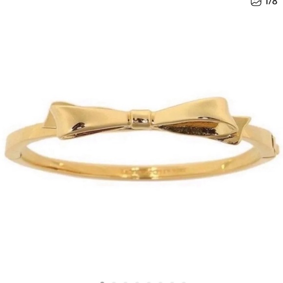 Kate Spade love notes hinged bow bracelet - Picture 1 of 6